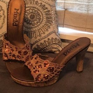 Mudd cork sandals